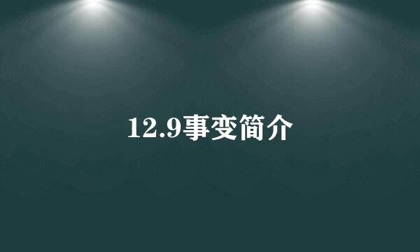 12.9事变简介