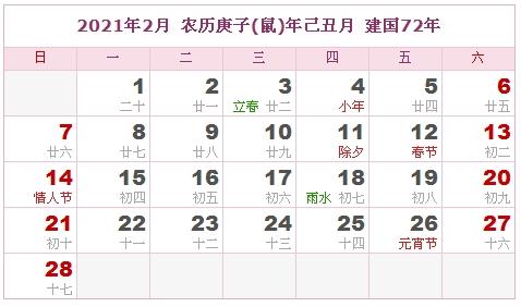 哪个月有28天？