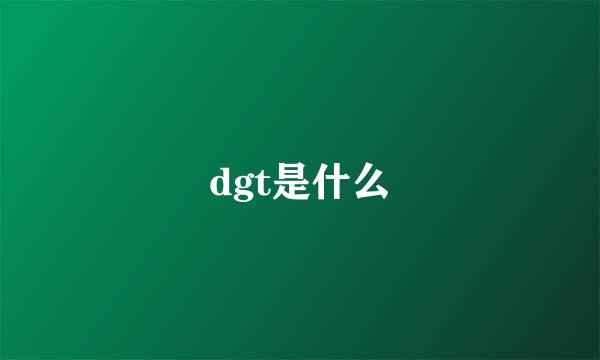 dgt是什么