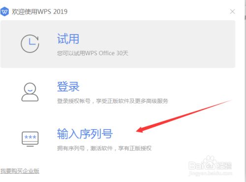 wps产品序列号怎么添加？