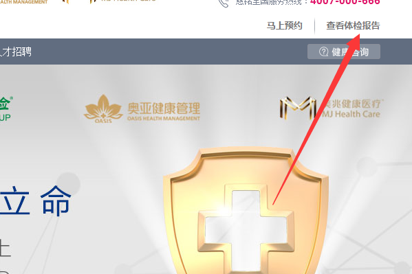 如何查询美年大健康体检报告？