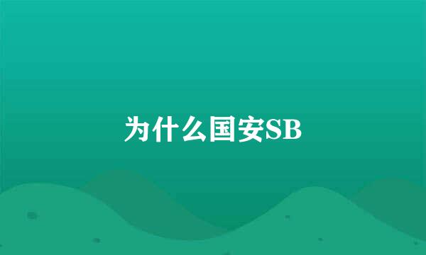 为什么国安SB