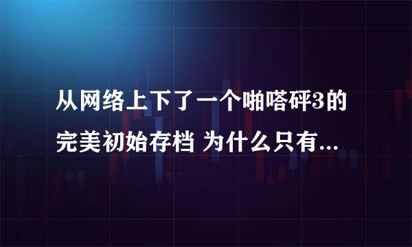 从网络上下了一个啪嗒砰3的完美初始存档 为什么只有绿色装备不能用呢