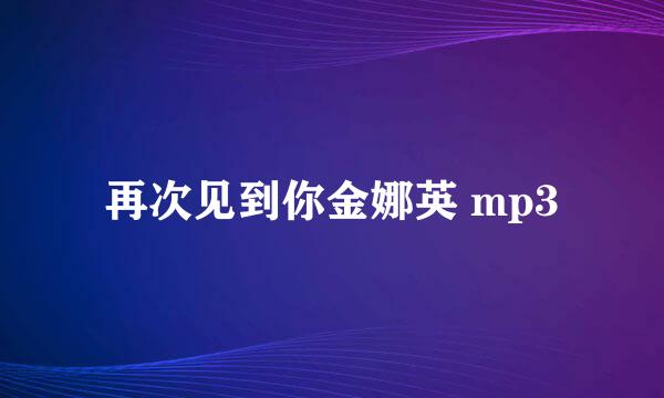 再次见到你金娜英 mp3