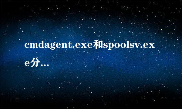 cmdagent.exe和spoolsv.exe分别是什么进程?