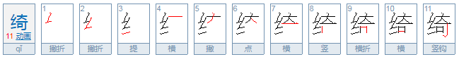 低绮户为什么读成yi？