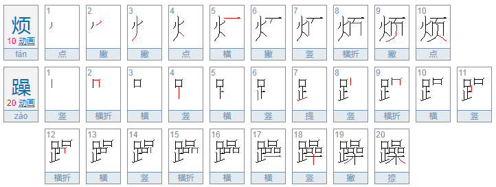 烦躁怎么读