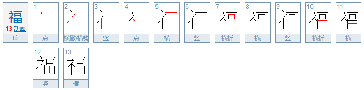 礻衤字旁的字有哪些？