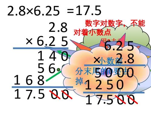 小数乘小数是怎样计算的