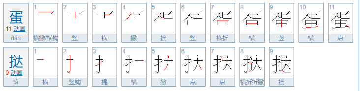 蛋挞拼音