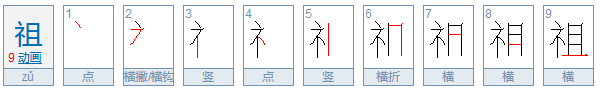 礻衤字旁的字有哪些？