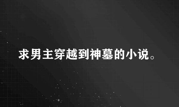 求男主穿越到神墓的小说。