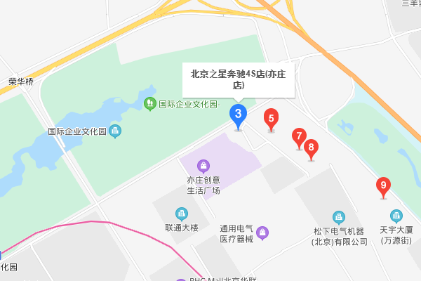 亦庄那边都有什么汽车4S店，具体点都有什么。