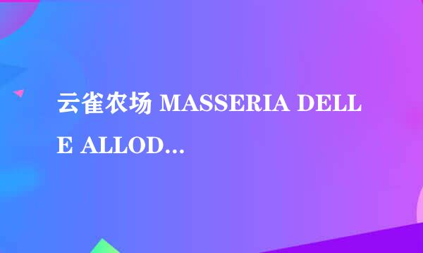 云雀农场 MASSERIA DELLE ALLODOLE LA怎么样