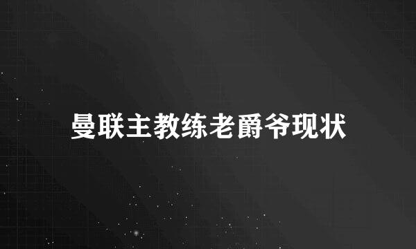 曼联主教练老爵爷现状