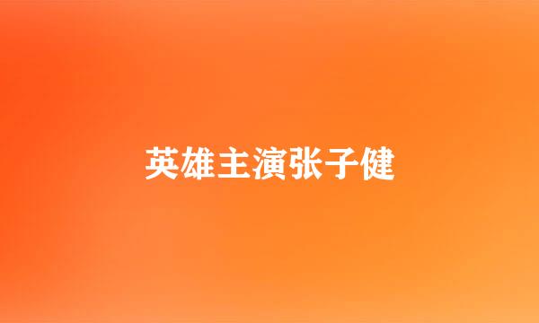 英雄主演张子健