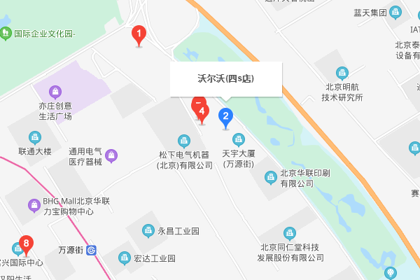 亦庄那边都有什么汽车4S店，具体点都有什么。