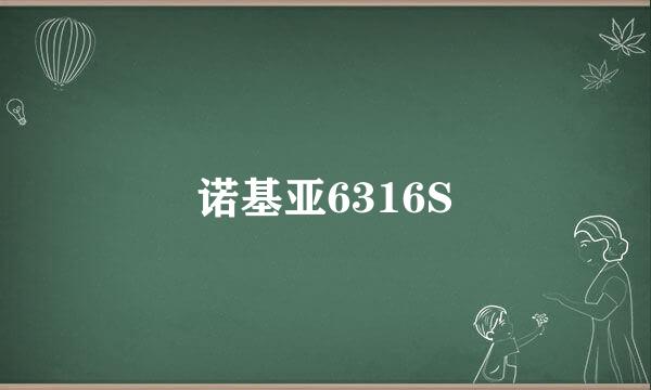 诺基亚6316S