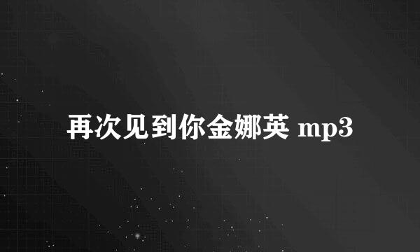 再次见到你金娜英 mp3