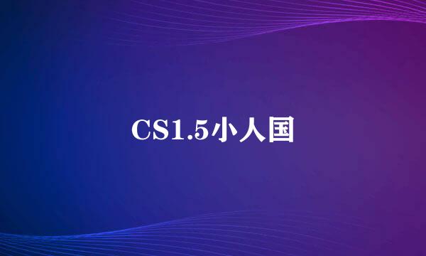 CS1.5小人国