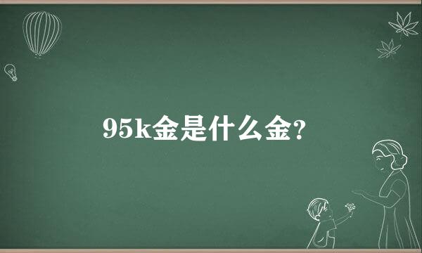 95k金是什么金？