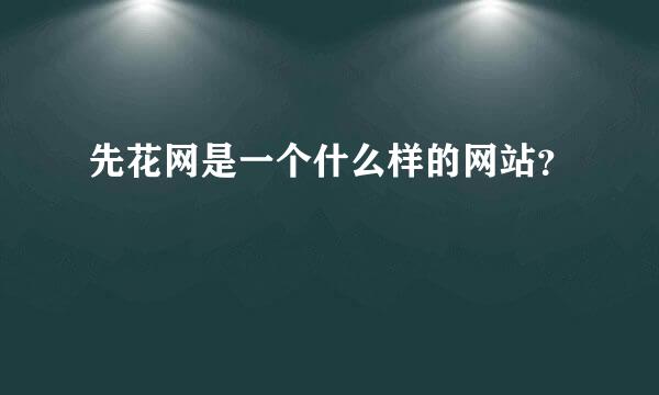 先花网是一个什么样的网站？