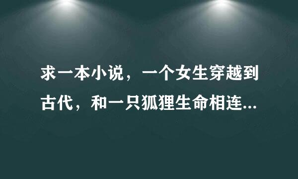 求一本小说，一个女生穿越到古代，和一只狐狸生命相连，女主练了一种什么功，练到了五级，狐狸练到了八级