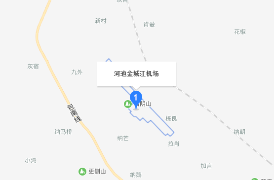 广西河池的飞机场在哪