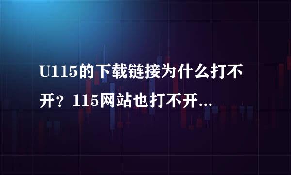 U115的下载链接为什么打不开？115网站也打不开，机锋论坛的u115下载链接怎么都打不开？