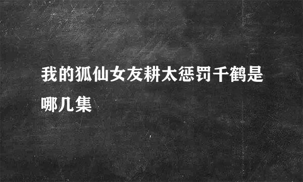 我的狐仙女友耕太惩罚千鹤是哪几集