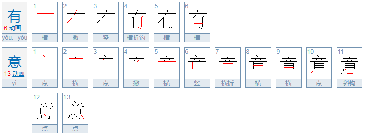 有意的意思？