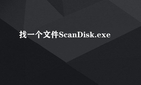 找一个文件ScanDisk.exe