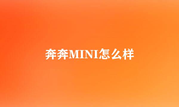 奔奔MINI怎么样