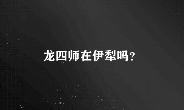 龙四师在伊犁吗？