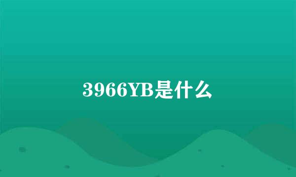 3966YB是什么