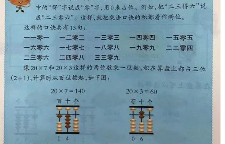 珠心算口诀是什么？