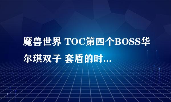 魔兽世界 TOC第四个BOSS华尔琪双子 套盾的时候能打断BOSS加血吗 10人 25人 普通 英雄的 都说下