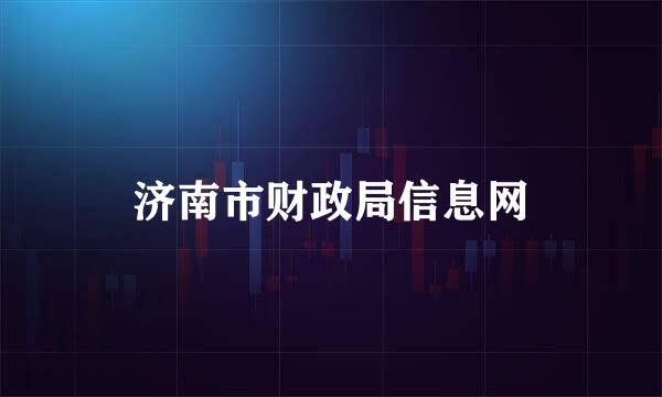 济南市财政局信息网