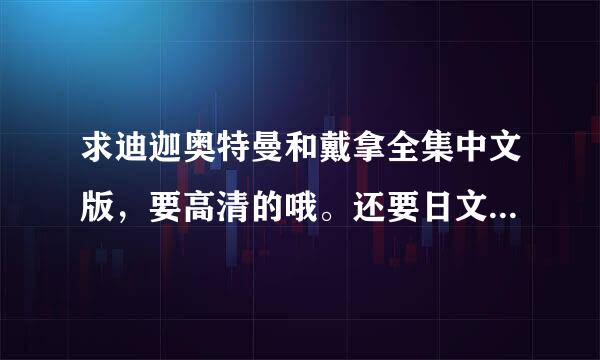 求迪迦奥特曼和戴拿全集中文版，要高清的哦。还要日文版剧场版全部。谢谢大神