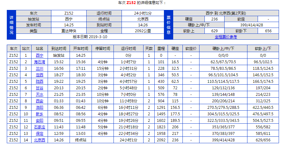 兰州到北京火车经过那些站