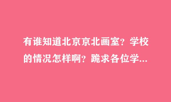 有谁知道北京京北画室？学校的情况怎样啊？跪求各位学哥学姐了！