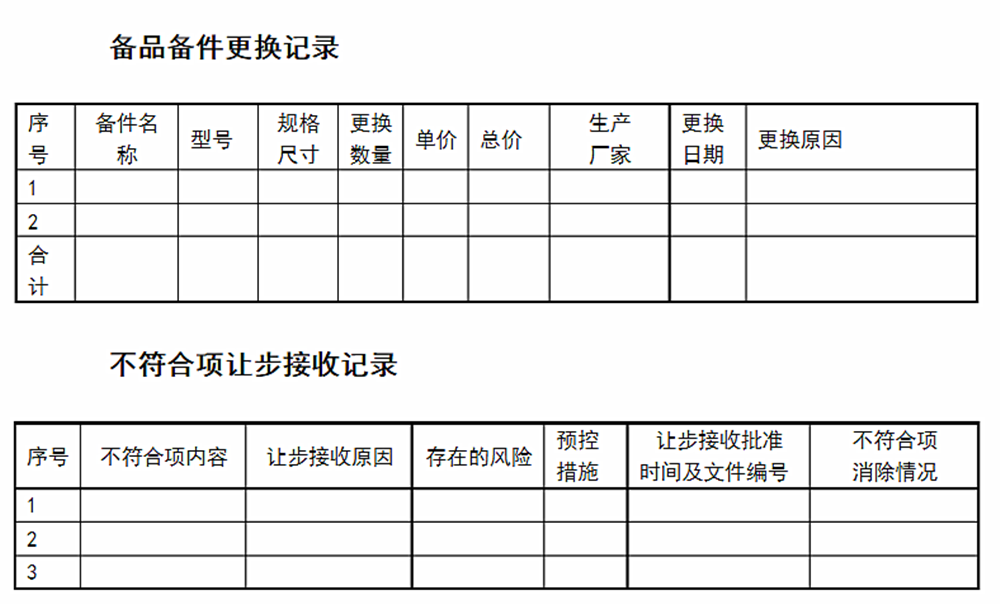 机械设备台账怎么做