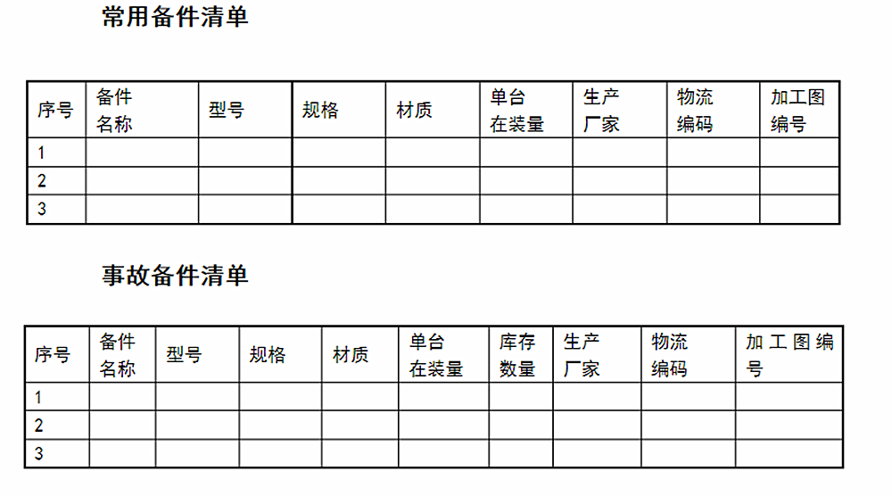 机械设备台账怎么做