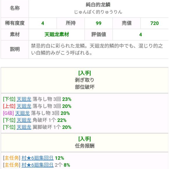 怪物猎人x纯白的龙磷和雪甲块在哪