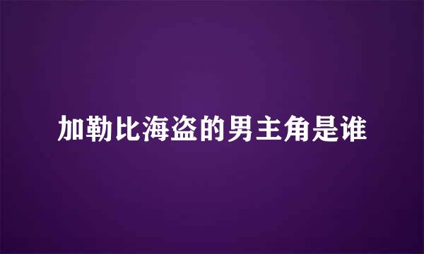 加勒比海盗的男主角是谁