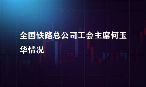 全国铁路总公司工会主席何玉华情况