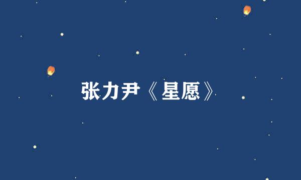 张力尹《星愿》