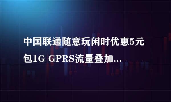 中国联通随意玩闲时优惠5元包1G GPRS流量叠加套餐如何取消