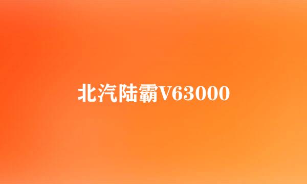 北汽陆霸V63000