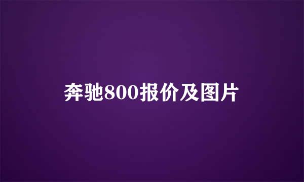 奔驰800报价及图片